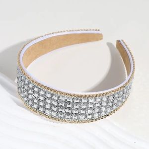 Shiny Wide-Brimmed Rhinestone Headband